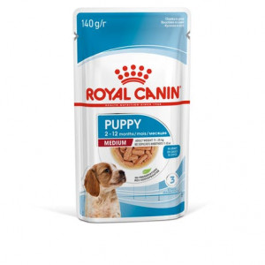 Royal Canin SHN MEDIUM PUPPY WET  140g x 10gab Cena norādīta par 1gab.